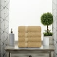 thumbnail image 3 of Superior Hymnia Egyptian Cotton Hand Towel Set, Toast, 3 of 6