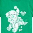 thumbnail image 3 of Paw Patrol - Rubble Santa Hat - Toddler And Youth Short Sleeve Graphic T-Shirt, 3 of 6
