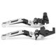 thumbnail image 1 of 2pcs Motorcycle Brake Clutch Levers Adjustable CNC Aluminium Alloy Replacement for YAMAHA XJ6 DIVERSION 2009?2015Silver, 1 of 5
