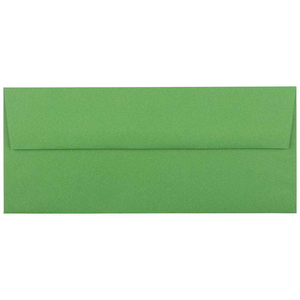 Standard Flap 9.5" x 4.125" 1,000 Green #10 Envelopes 
