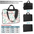 thumbnail image 6 of YFYANG 15.6 inch Universal Laptop Bag Oxford Cloth Laptop Sleeve, Multi-functional Pink Watercolor Rose Doodle Notebook Computer Messenger Bag Handbag, 6 of 8