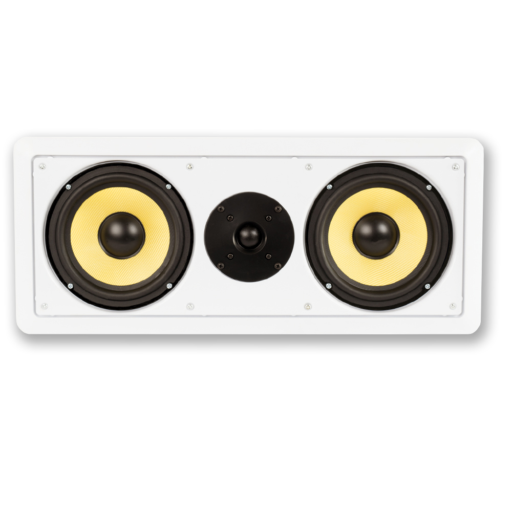 Acoustic Audio HD6c In-Wall Dual 6.5" Speakers Home Theater Surround Sound 2 Speaker Set - image 3 of 5