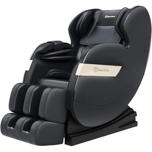 Real Relax Massage Chair Full Body Zero Gravity Shiatsu Recliner With