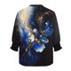 thumbnail image 5 of TaTaai Women's Fashion Spring And Summer Button Up Cardigan 3/4 Quarter Sleeve Jacket V-neck Top/shirt Gift, 5 of 6