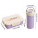 thumbnail image 3 of Set de lonchera Bento Box con taza | Fiambrera multicompartimento para preparar comidas para niños y adultos | Recipiente hermético apto para microondas para la escuela, el trabajo o la oficina, 3 of 6
