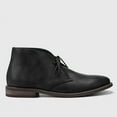 thumbnail image 6 of Xiaoxatg Men's Leather Shoes - Classic Distressed Leather Boots for Men Featuring Traditional Design 11.5 Black, 6 of 6