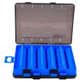 thumbnail image 2 of 2uds. Cajas portátiles de plástico de doble capa para aparejos de señuelos de peces para suministros de pesca (azul), 2 of 2