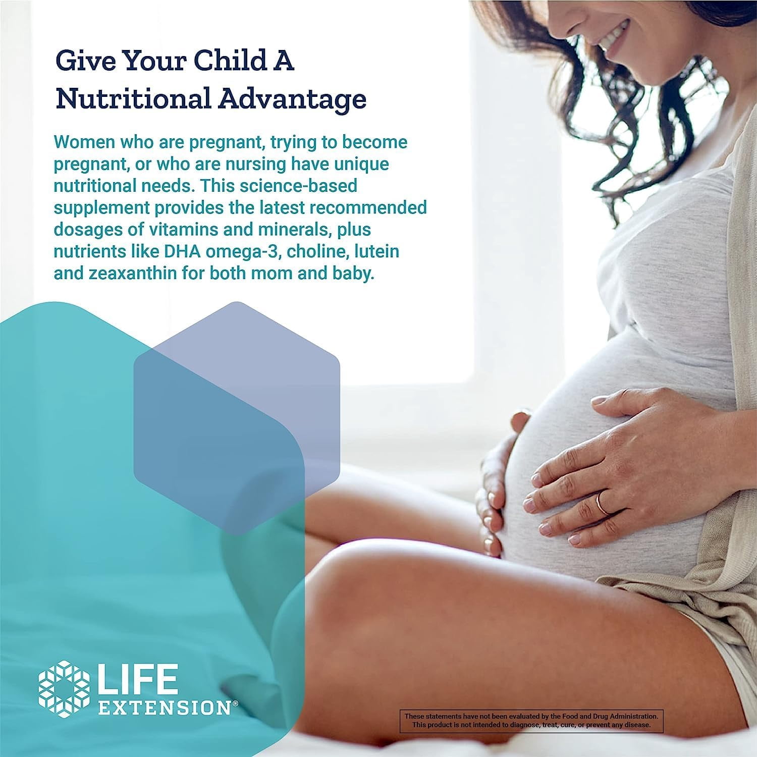 Life Extension Prenatal Advantage Supplement - Comprehensive Prenatal Vitamin - Gluten-Free, Non-GMO - 120 Softgels