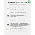 thumbnail image 6 of A1HC 100% Organic Cotton Pillow sham, 300 Thread Count, 2-Piece GOTS Certified , Fair Trade Certified, Soft & Silky Sateen Weave, 6 of 7
