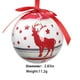 thumbnail image 3 of Adorno navideño de bola para árbol, 2,8 pulgadas, estilo múltiple, con bombilla navideña, para árbol de Navidad, vestido para árbol, para fiesta familiar, 3 of 5