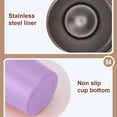 thumbnail image 4 of Taza de café de acero inoxidable, taza de coche de 500ml con termo de paja, 1 Uds., 4 of 5