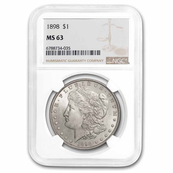 1898 Morgan Dollar MS-63 NGC