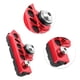 thumbnail image 4 of Greeniant 1 par de pastillas de freno, piezas de bicicletas, montaje de bicicletas para reparación, rojo/negro Ciclismo Negro rojo, 4 of 6