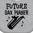 thumbnail image 4 of Inktastic Future Saxophone Player Sax Music Boys or Girls Baby Bib, 4 of 4