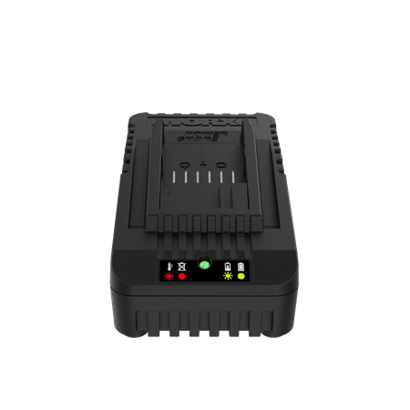 WORX - 18V/20V Power Share Li-ion 60-Minute Quick Charger - Black
