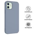 thumbnail image 4 of Shockproof Liquid Silicone Designed for iPhone 12 Pro Max Case 6.7", Takfox Gel Rubber Full Body Protection Anti-Shock Cover Case Drop Protection 6.7inch-Gray, 4 of 7