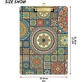 thumbnail image 3 of FMSHPON Mandala Clipboard Hardboard Wood Nursing Clip Board and Pull for Standard A4 Letter 13x9 inches, 3 of 8