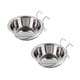 thumbnail image 1 of Kennel Water Bowl Hanging,Stainless Steel Puppy Bowls, 1 of 5