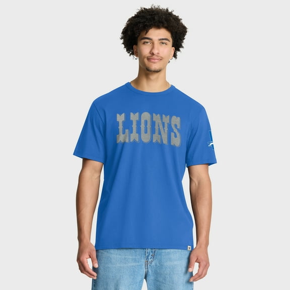 Men's Fanatics Blue Detroit Lions Elevated Classic Legacy T-Shirt