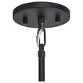 thumbnail image 4 of Woodbridge Lighting Shimmer 1-Light Metal and Glass Mini-Pendant in Black, 4 of 4