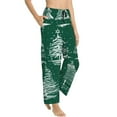 thumbnail image 2 of Junzan Christmas Trees Women'S Pajama Pants Drawstring Comfy Sleep Bottoms With Pockets, 2 of 9