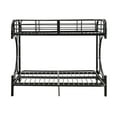 ACME Eclipse Twin/Full/Futon Bunk Bed, Black