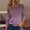 Purple, variant on Womens 3/4 Sleeve Tops Casual Pullover Plus Size Dressy,Tunic Summer Graphic T-shirts for Womens Crew Neck