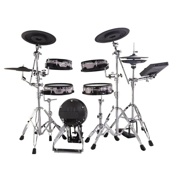 DRUMCO Set de Batería Electrónica 9pzs Color Rosa PLATINUM - PK DRUMCO