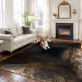 thumbnail image 2 of Large Area Rugs for Living Room Bedroom, 3D Optical Illusion 8'x10' Rug Washable Carpet Runner Indoor Outdoor, Visual Trap Looks Like Holes Brown Non Slip Floor Mats Rug for Kitchen, Patio, 2 of 8