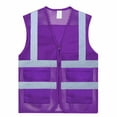 thumbnail image 7 of Toptie Asian Slim Fit High Visibility Mesh Safety Vest with Pockets, Multiple Color for Team Activity, 7 of 7
