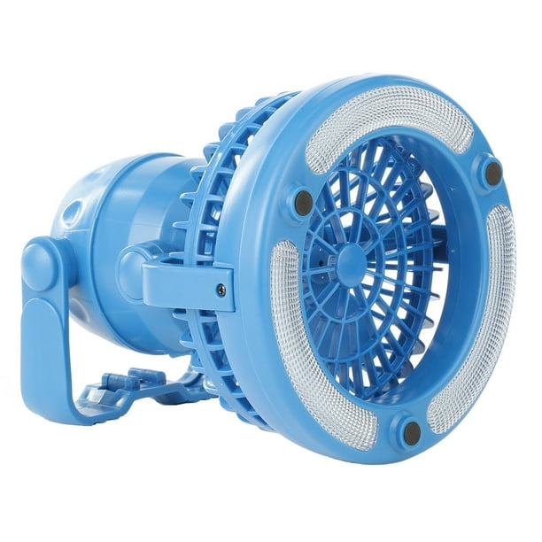 Wakeman 2 in 1 Portable Camping Lantern with Fan, Model W470048, Blue