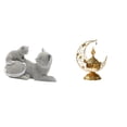 thumbnail image 1 of Estatua de gato, figura de escritorio, quemador árabe, adorno decorativo hecho de resina y hierro, adecuado para regalar, decoración del hogar, estant, 1 of 8