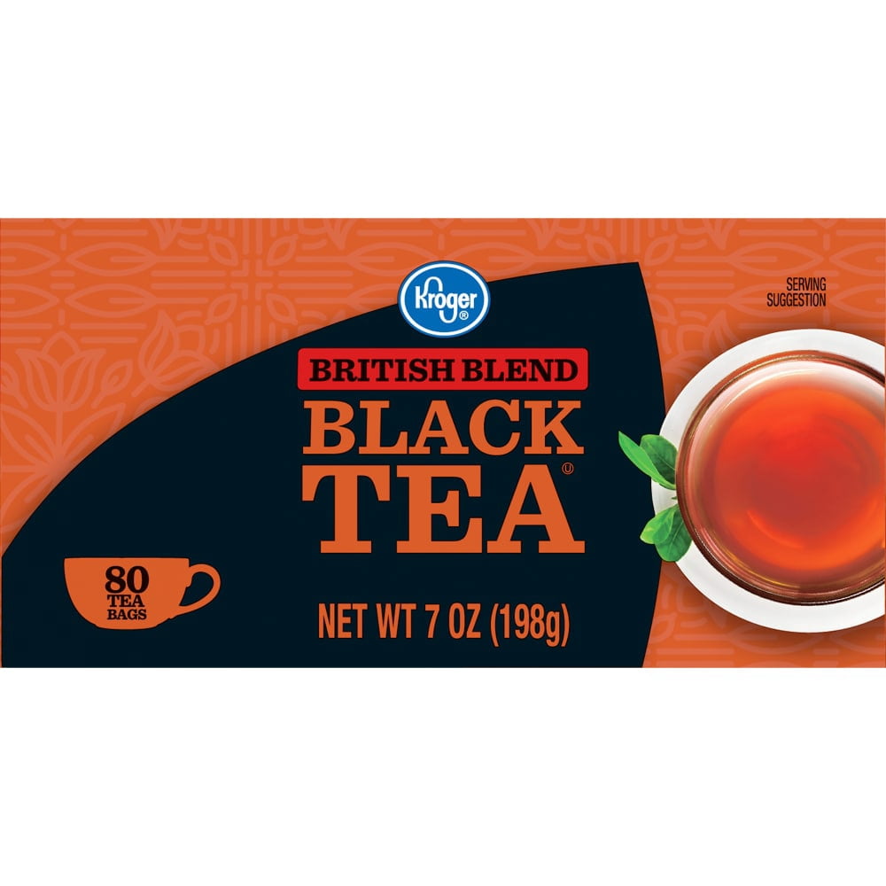Kroger British Blend Black Tea Bags 80 ct - 5 Pack