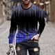 thumbnail image 1 of Blusas y camisas de manga larga con cuello redondo para hombre, blusa informal de manga larga con cuello redondo y estampado., 1 of 5