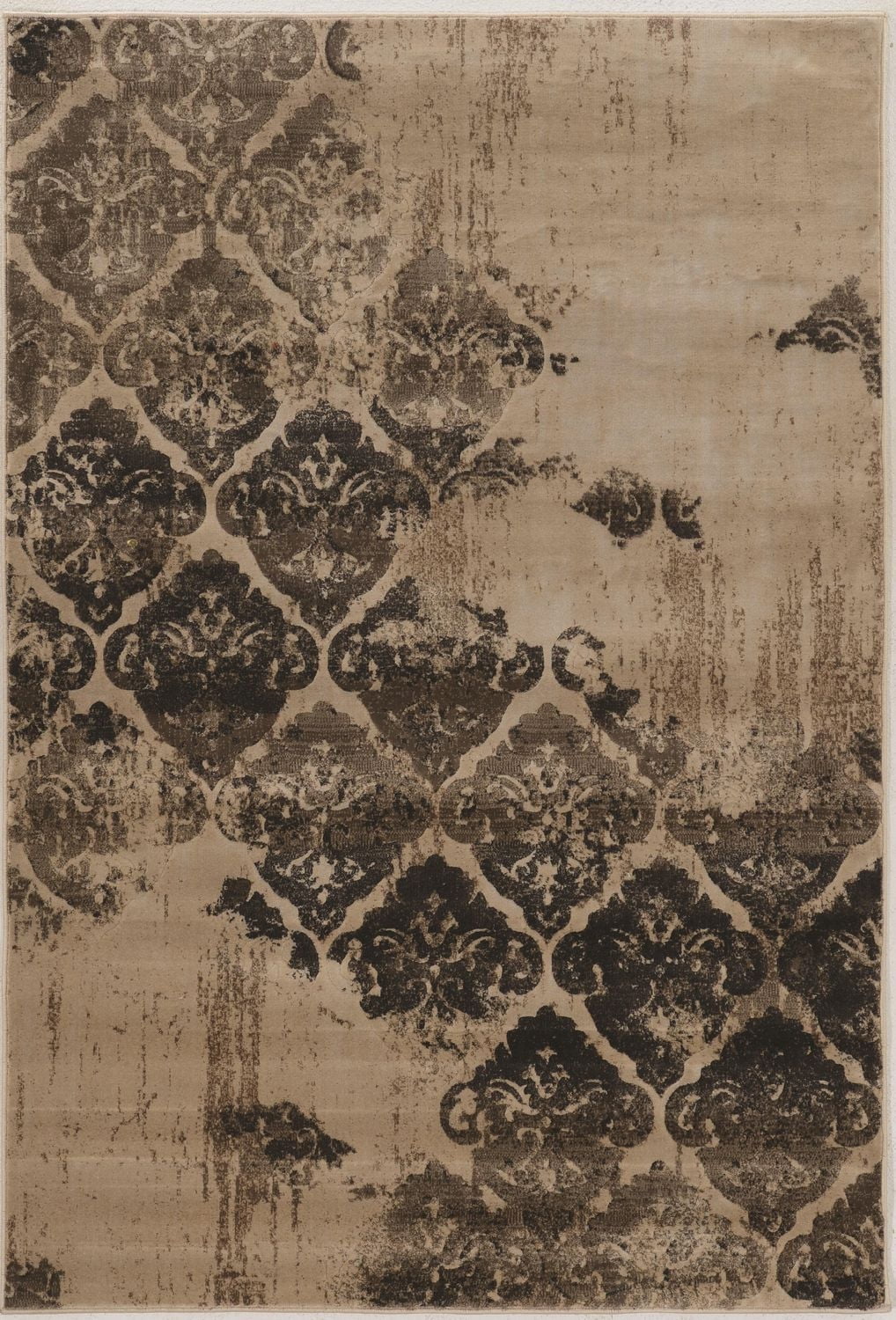 Jewel Clara Beige & Olive 8' x 10'4" Area Rug