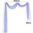 thumbnail image 6 of Kripyery Sheer Curtain Light Transmission Tear-Resistant Breathable Fadeless Washable European Style Girls Romantic Window Drape for Home, 6 of 8