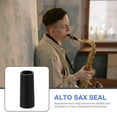 thumbnail image 3 of BESTYASH 4pcs Alto Saxophone Neck Cork Sheet Black Saxophone Neck Cushions for Wind Instrument Maintenance, 3 of 7