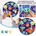 Luoyaxxxxx Children's Sticky Ball Dart Board Toy Hanging On The Wall ...