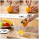 thumbnail image 3 of Screw-Top Lemon Squeezer, Stainless Steel Manual Juicer with Built-In Filter, Orange Citrus Press, Spout & Jalapeno Core, 3 of 5