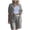 short sets 66#Grey, variant on WAYUTE Womens Sets 2 Piece Outfits Button Down Lapel Cardigan Shirt Top with Pockets Summer Outdoor Solid Color Casual Shorts Set