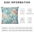 thumbnail image 6 of Nawypu Nautical Starfish Body Pillow Cover,Summer Ocean Themed Long Pillow Case with Zipper Beach Seashell Decorative Bedding Pillowcase Coastal Pillow Covers Soft Cushion Pillow Case for Bedroom,, 6 of 6