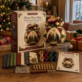 thumbnail image 5 of Cififendec Christmas Nativity Patchwork Bauble DIY Craft Kit, 7.87", Quilt Ball Ornament Making Set for Handmade Xmas Tree Hanging Assembly, 5 of 9