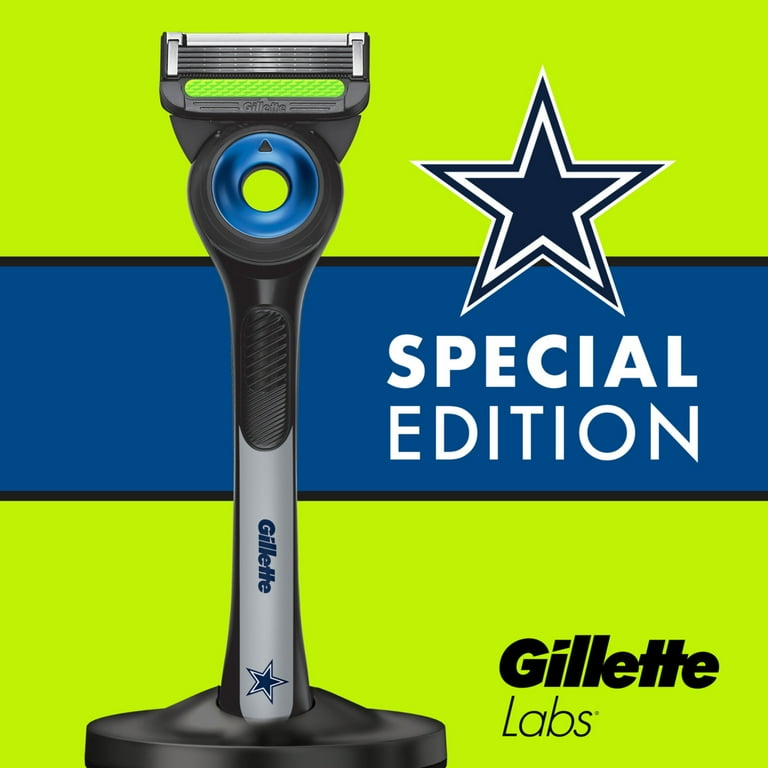 Gillette Labs Official Cowboys Licensed Razor for Men, 1 Handle, 1
