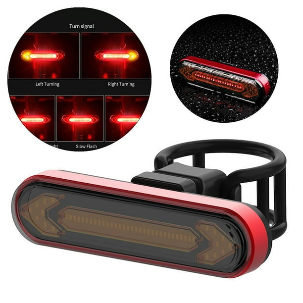 Luz trasera de bicicleta shamjiam ultrabrillantes rojo con control remoto