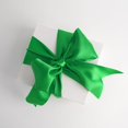 thumbnail image 3 of Cinta de raso doble faz HUIHUANG verde esmeralda 10 m x 10 cm, 3 of 7