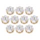 thumbnail image 1 of 10 piezas de garra de costura de diamante de vidrio cuadrado de grasa alta accesorios de ropa decoraciones K9 10 mm blanco, 1 of 5