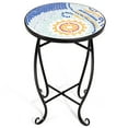 thumbnail image 1 of Costway Table d'Appoint Support de Plante en Acier Océan Extérieur Intérieur Jardin, 1 of 9