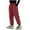 Red, variant on Edvintorg 3-10 Years Boys Sweatpants Winter Thick Velvet Warm Cotton Casual Elastic Waist Down Pants with Pocket Outdoor Boys Athletic Pants