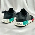 thumbnail image 4 of Adi - das NMD_R1 Japan Heel Core Black Glory Green Lush Red Mens Sz 11 Shoes EF426, 4 of 6