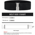 thumbnail image 7 of 2 Pack Wide Elastic Belts Stretch Black Waist Belts for Women Dress Belt, 7 of 7